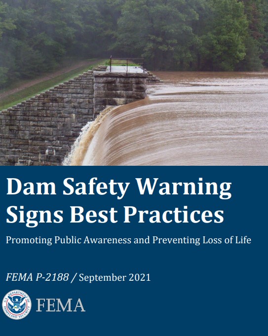 Dam Safety Warning Signs Best Practices (FEMA P2188) ASDSO Dam