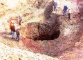 Sinkhole during construction repair activities