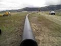 HDPE Pipe Before it was placed.