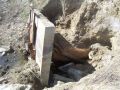 Evidence of seepage and erosion was visible during a April 2010 inspection of this Choteau County MT Dam